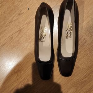 Brand new Salvatore  Ferragamo loafers with heel.